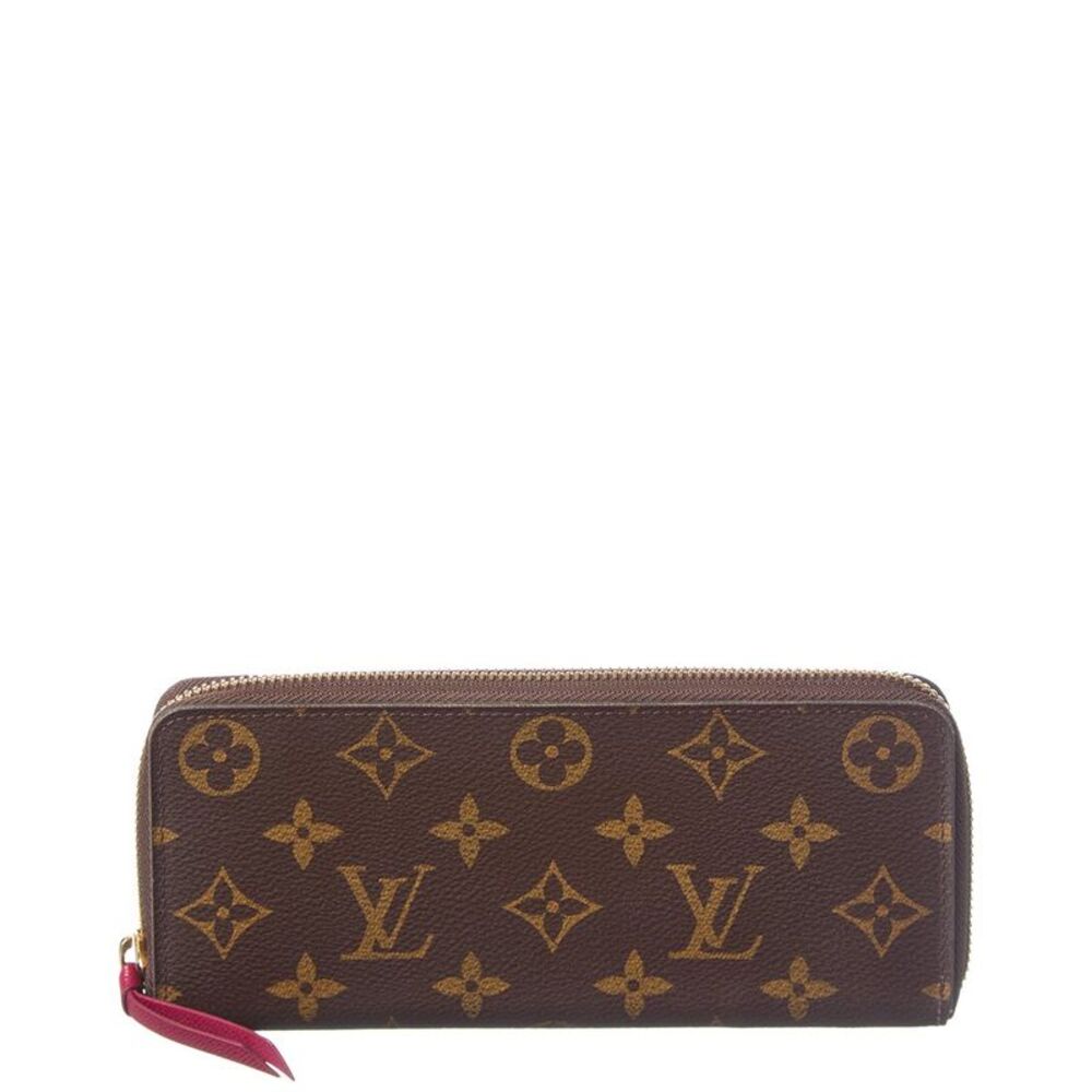 Louis Vuitton Brown Monogram Canvas Clemence Wallet (Authentic Pre-Loved)
